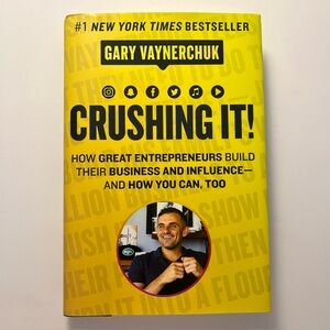 Crushing It! Gary Vaynerchuk Hardcover Business Book w/ Dust Jacket